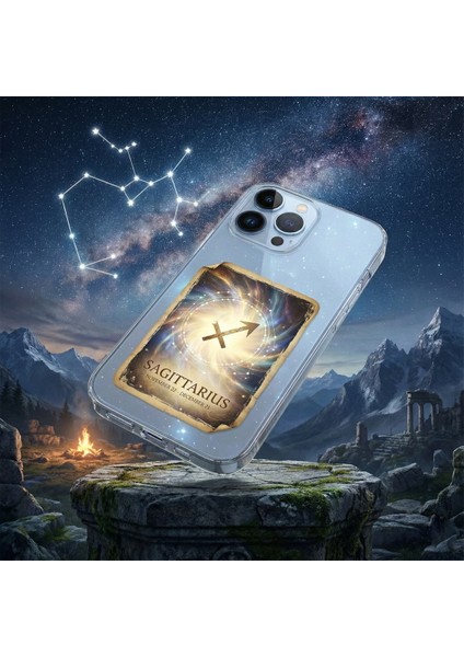 Xiaomi Mi 10 T ile Uyumlu Burç Kartları Yay Tasarımlı Şeffaf Silikon Kılıf indirimleri