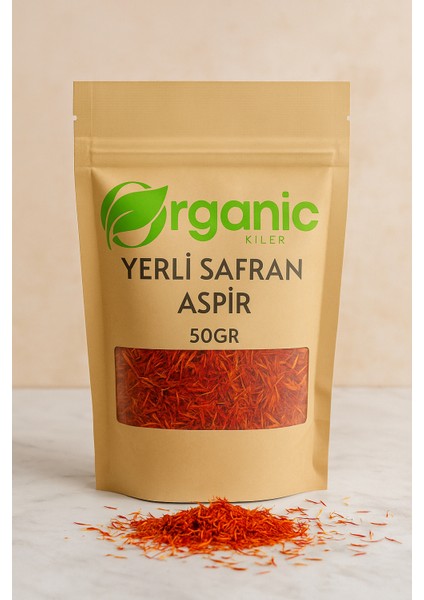 Aspir Çiçeği 50GR - ( Yerli Safran ) Premium Kalite Doğal & Yeni Mahsül