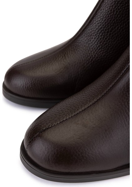 Kadın Hakiki Deri Kahverengi Topuklu Bot 1081 155 Bn Bot SK25-26 Kahve Fltr modelleri