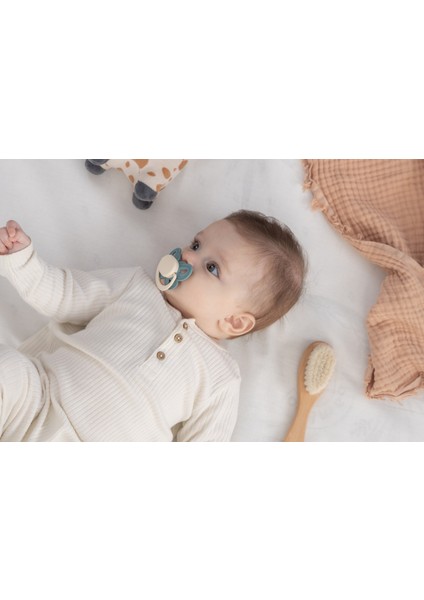 Palyaço ve Kelebek Emzik No:2 Pastel Mavi & Nehir Yeşili - Emzik Kutusu Hediye fırsatları