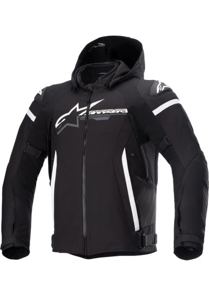 Zaca Korumalı Motosiklet Montu Siyah Beyaz