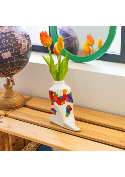 Küçük Vazo - Art Floral Palette fırsatları