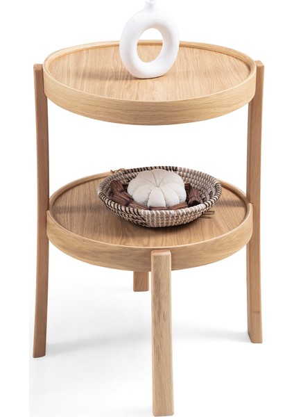 Milan Yuvarlak Yan Sehpa