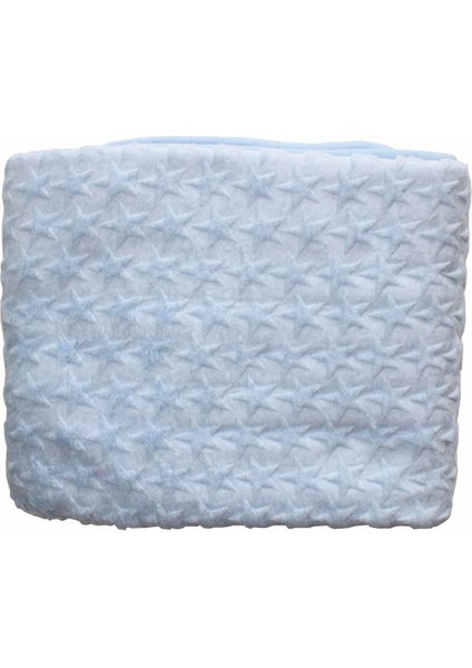 Renkli Kabartmalı Kalın Peluş Battaniye 100X120 cm