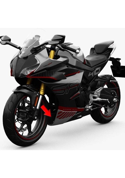 Cfmoto 450SR 2022-2025 Orta Alt Sakal Grenajı Izgarası A modelleri