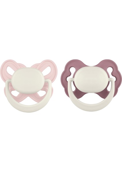 Palyaço ve Kelebek Emzik No:3 Bebek Pembe&kahvemsi Mor - Emzik Kutusu Hediye modelleri