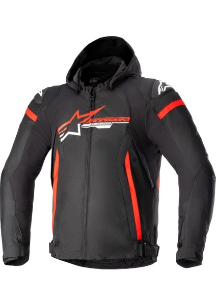 Zaca Korumalı Motosiklet Montu Siyah Kırmızı