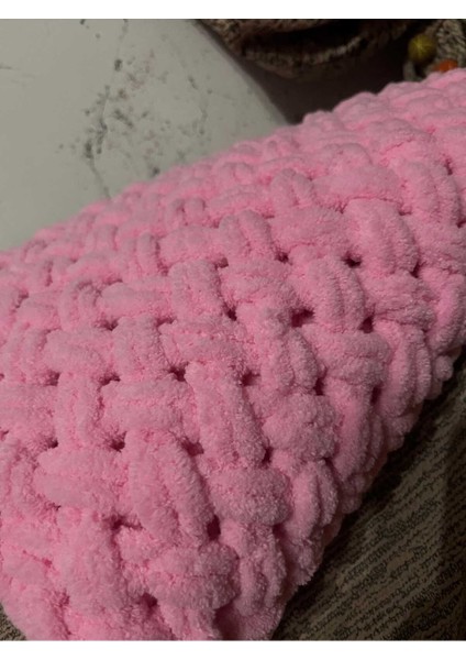 Alize Puffy Pembe El Örmesi Bebek Battaniye 90 x 90 cm fiyatları
