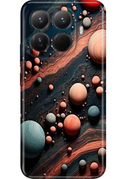 Xiaomi Mi 15T Pro Uyumlu Kılıf Resimli Desenli Silikon Gezegen