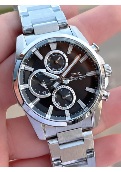 Italyan Tasarım Bileklik Hediyeli 2 Yıl Garantili 10 Atm Çelik Erkek Kol Saat ESL.Y2522.6 fırsatları