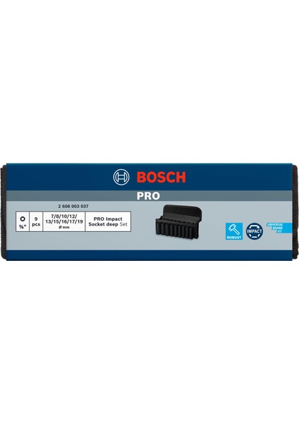 Pro Lokma Takımı 3/8" 9 Parça fiyatları