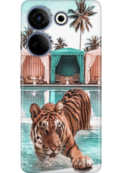 Tecno Camon 20 Pro 4g Kılıf Desenli Baskılı Tpu Rubber Kapak Hangover.