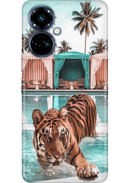 Tecno Camon 19 Pro Kılıf Desenli Baskılı Tpu Rubber Kapak Hangover