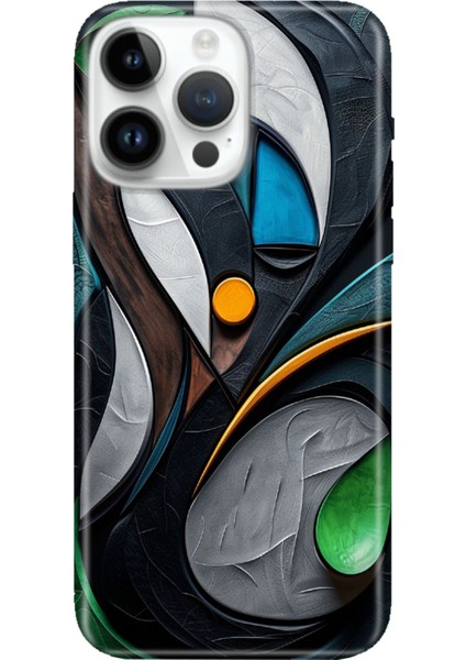 iPhone 15 Pro Max Kılıf Desenli Baskılı Tpu Rubber Kapak Fortuna