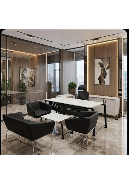 Konfor Ofis Masa Takımı Oturma Gruplu