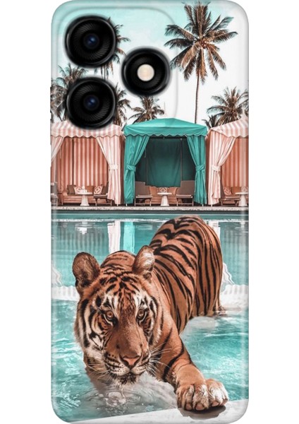 Tecno Spark 10 4g - 10C Kılıf Desenli Baskılı Tpu Rubber Kapak Hangover