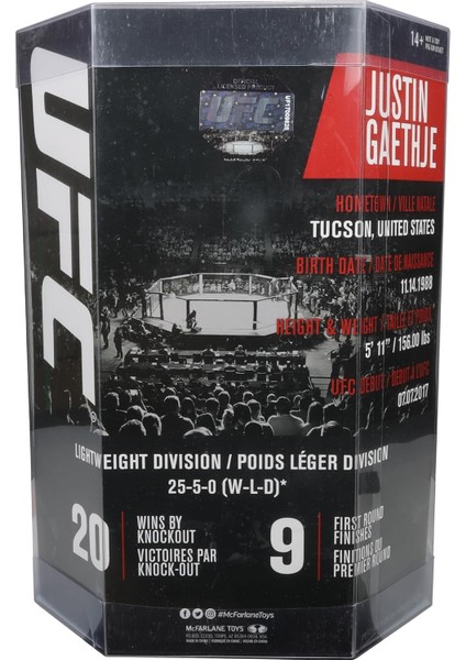 Mcfarlane Toys - Ufc Justin Gaethje 7 Inç Poz Figürü Mcfarlane'nin Sportspicks fırsatları