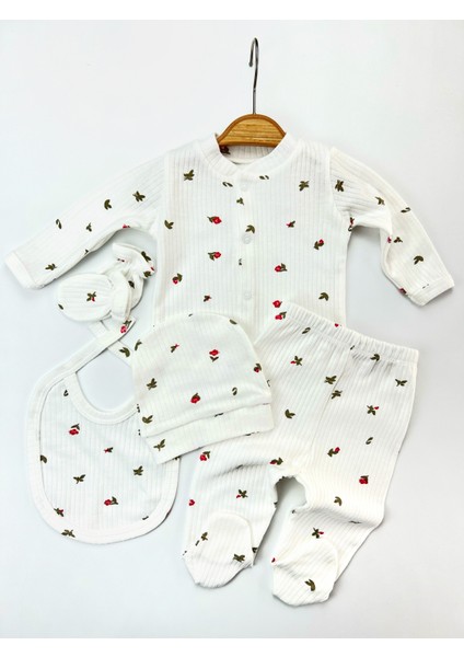 5'li Desenli Hastane Çıkışı Baskılı Yenidoğan Set fiyatları