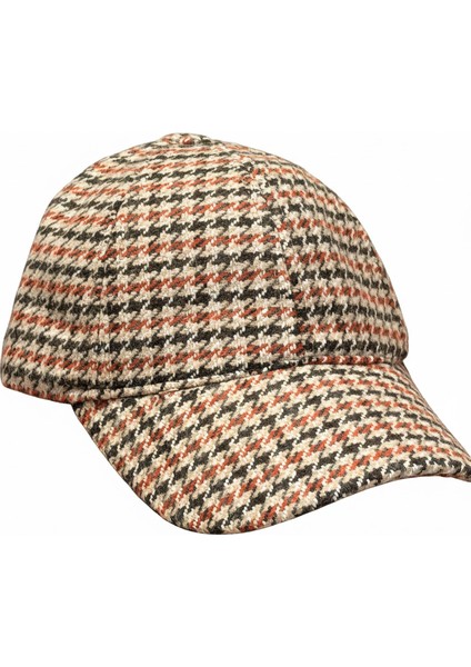 Erkek Kazayağı Desenli Kalın Kumaşlı Astarlı Cap Şapka CP240 fiyatları