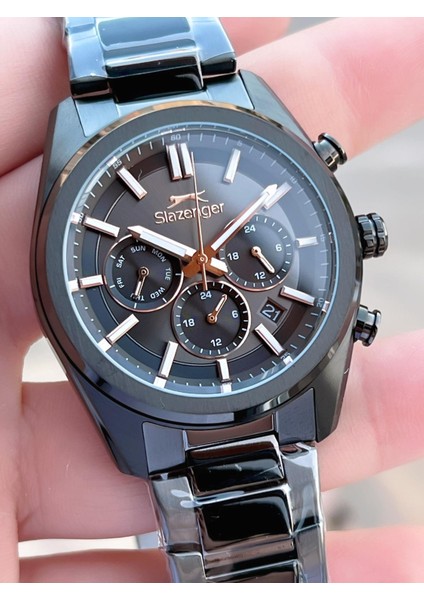 Italyan Tasarım Bileklik Hediyeli 2 Yıl Garantili 10 Atm Çelik Erkek Kol Saat ESL.Y2554.5 fırsatları