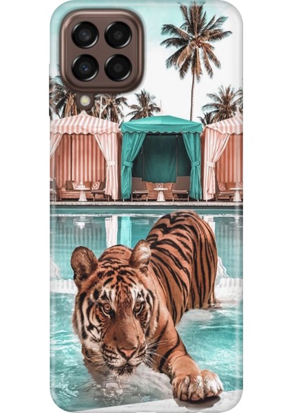 Samsung Galaxy M33 Kılıf Desenli Baskılı Tpu Rubber Kapak Hangover.