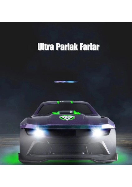 Uzaktan Kumandalı Şarjlı Sesli LED Işıklı Yede Lastikli Rc 4x4 Drift Atan 12 Km/h Yapan Araba 30 cm indirimleri