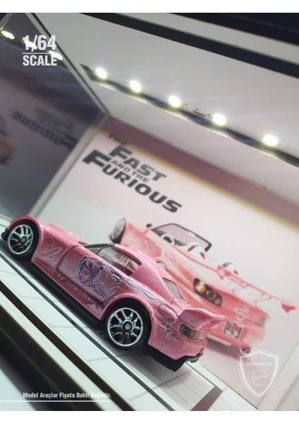Fast And Furious V2 Diecast LED Işıklı Akrilik Korumalı Stand/diorama 1:64 Ölçek fırsatları
