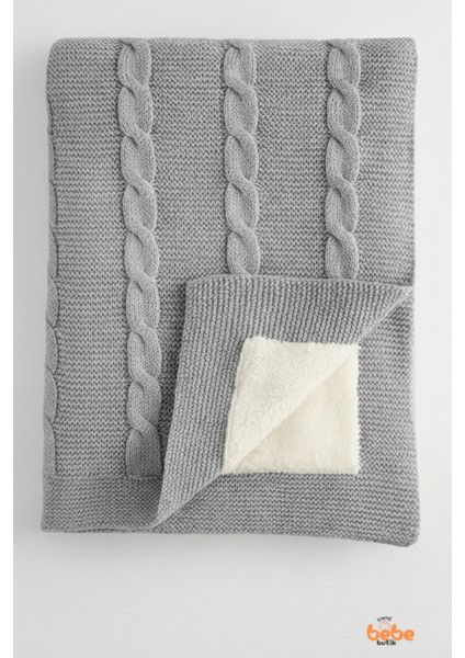 Içi Peluş Polar Triko Örgü Bebek Battaniyesi Kalın,yumuşak,saç Örgü Desenli Polar Bebek Battaniyesi fiyatları