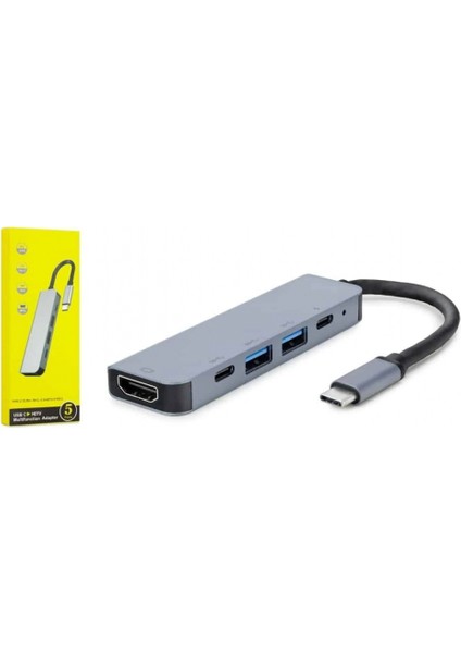 Macbook Pro/air Uyumlu USB Type-C 8 In 1 Hub Dönüştürücü Çevirici Çoklayıcı USB Hdmı Micro Sd 8 Girişli indirimleri