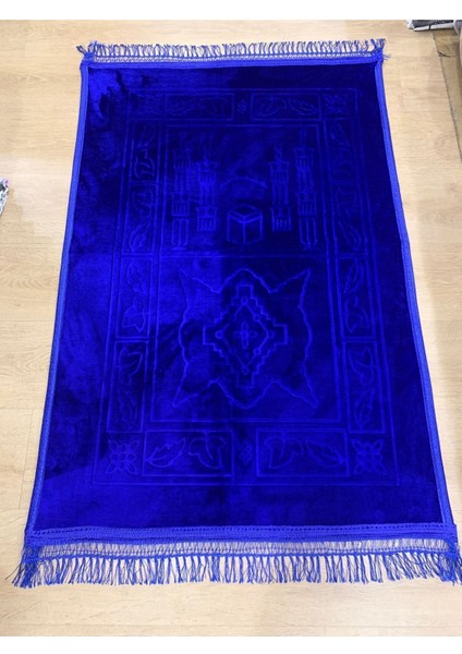 Lüks Kalın Yumuşak Peluş Kaymaz Taban Özellikli Seccade