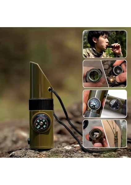 Kampçı Acil Durum Seti (Kampçı Bilekliği, Kampçı Düdüğü fırsatları