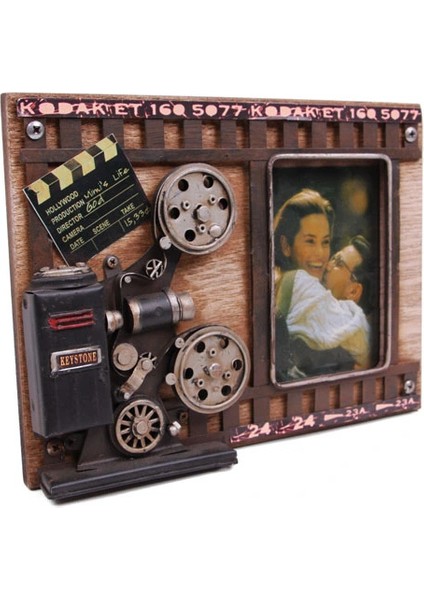 Dekoratif Metal Çerçeve Sinema Projektörü Dekorlu ( 25 Is ) fırsatları