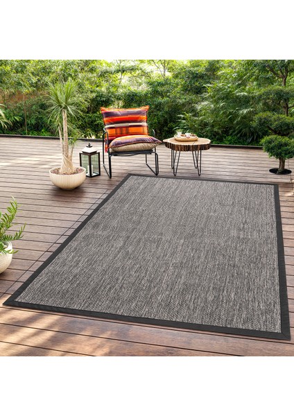 Dokuma Balık Sırtı Sisal Kolay Temizlenir Mutfak Antre Oturma Odası Siyah Kumaş Bordürlü Özel Halı fiyatları