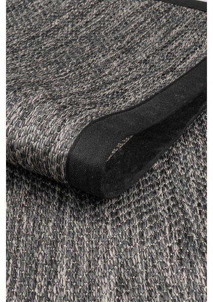 Dokuma Balık Sırtı Sisal Kolay Temizlenir Mutfak Antre Oturma Odası Siyah Kumaş Bordürlü Özel Halı indirimleri