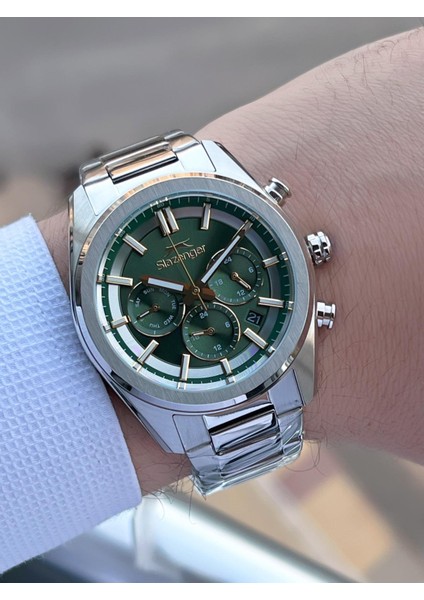 Italyan Tasarım Bileklik Hediyeli 2 Yıl Garantili 10 Atm Çelik Erkek Kol Saat ESL.Y2554.6 modelleri