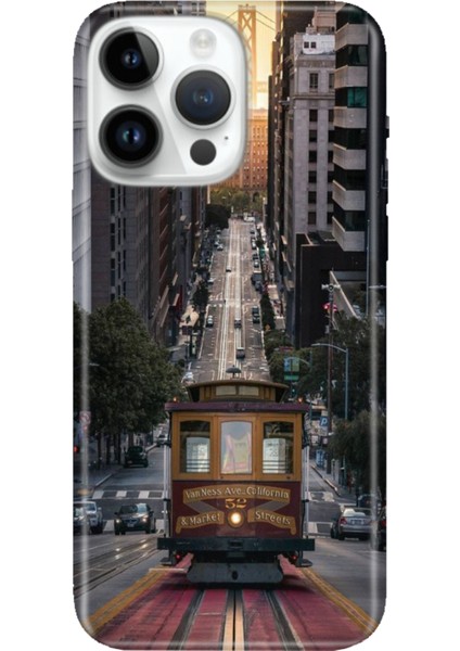 iPhone 15 Pro Max Kılıf Desenli Baskılı Tpu Rubber Kapak California