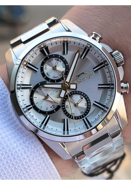 Italyan Tasarım Bileklik Hediyeli 2 Yıl Garantili 10 Atm Çelik Erkek Kol Saat ESL.Y2522.1 fiyatları
