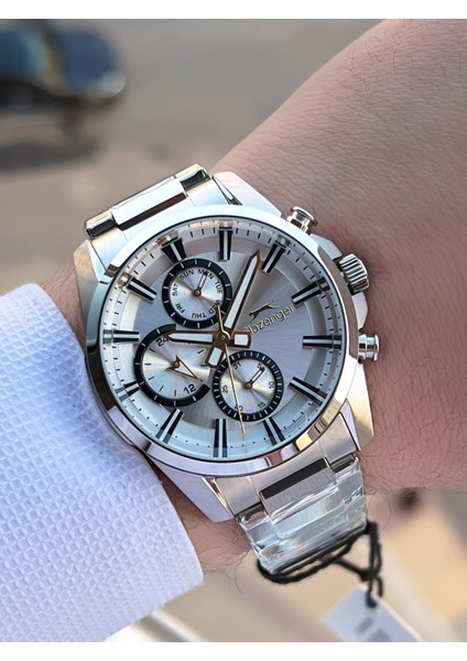 Italyan Tasarım Bileklik Hediyeli 2 Yıl Garantili 10 Atm Çelik Erkek Kol Saat ESL.Y2522.1 modelleri