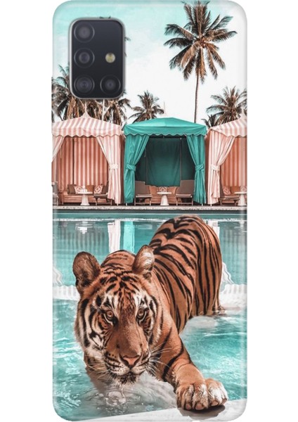 Samsung Galaxy A71 Kılıf Desenli Baskılı Tpu Rubber Kapak Hangover.