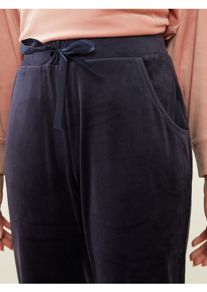 Yeni Sezon Kadın Beli Lastikli Düz Pijama Altı modelleri