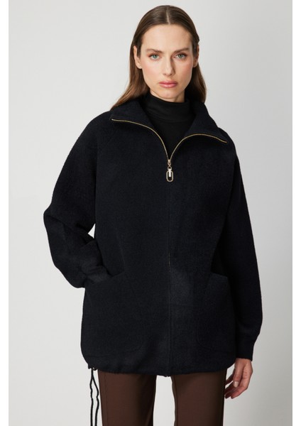 Arkası Desenli Taşlı Dik Yaka Hırka 60945-26K fiyatları