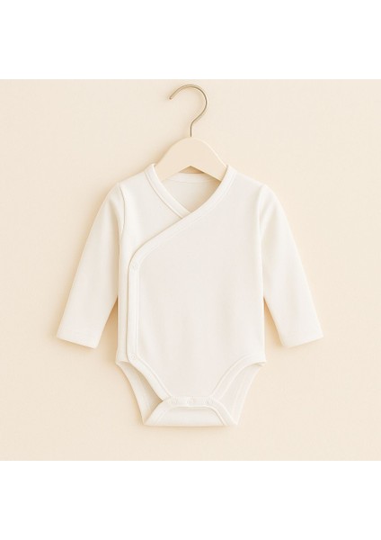 Uzun Kollu 3lü Set Kruvaze Body&zıbın Unisex %100 Pamuk modelleri