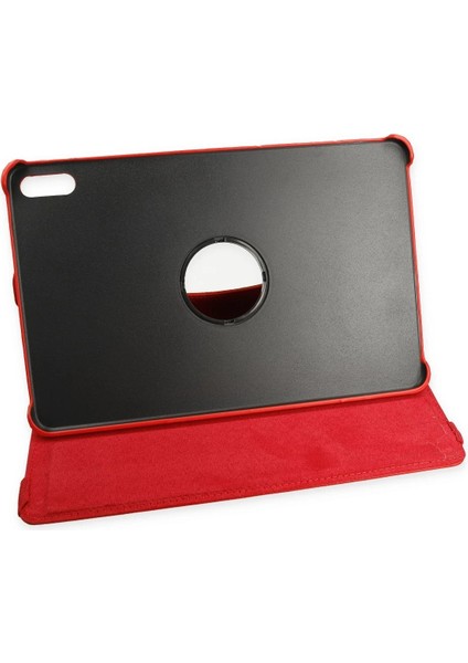 OMR02 Huawei Matepad Air 11.5 Kılıf 360 Tablet Deri Kılıf - Kırmızı fırsatları