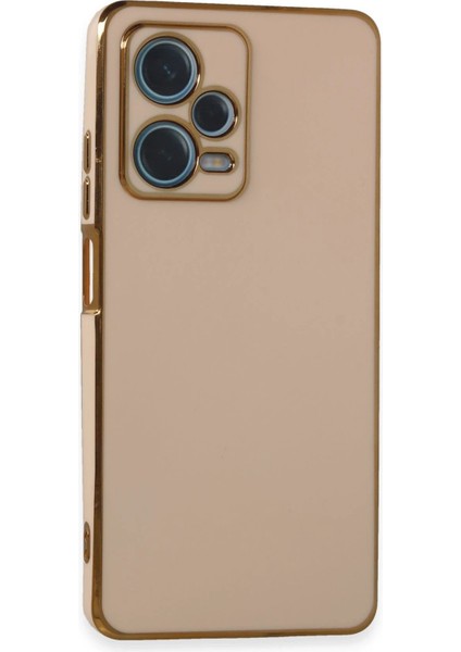 OMR02 Xiaomi Redmi Note 12 Pro Plus Kılıf Volet Silikon - Pembe