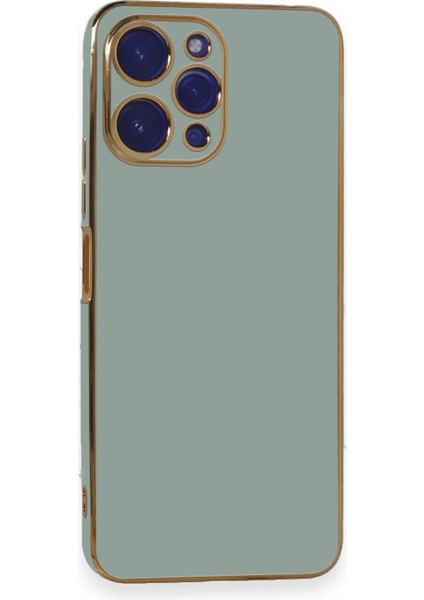 OMR02 Xiaomi Poco M6 Pro 5g Kılıf Volet Silikon - Açık Yeşil