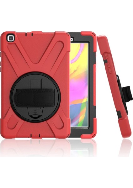 OMR02 Samsung Galaxy T290 Tab A 8 Kılıf Amazing Tablet Kapak - Kırmızı
