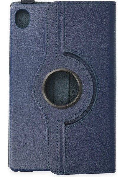 OMR02 Lenovo Tab M8 Kılıf 360 Tablet Deri Kılıf - Lacivert fiyatları