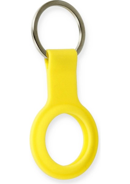 OMR02 Airtag Silikon Kılıf - Sarı