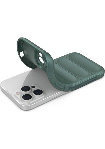 OMR02 iPhone 14 Pro Kılıf Optimum Silikon - Koyu Yeşil fırsatları