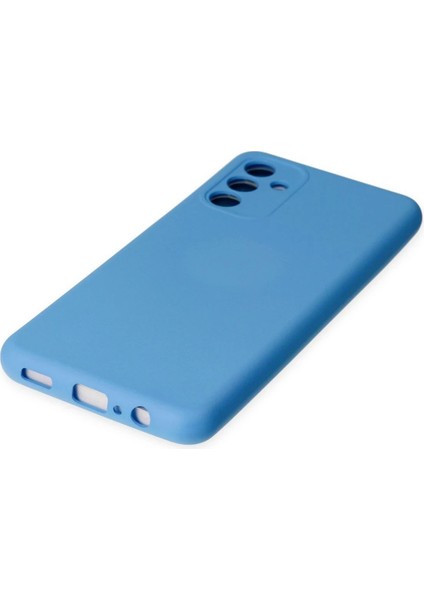 OMR02 Samsung Galaxy A04S Kılıf Nano Içi Kadife Silikon - Mavi indirimleri